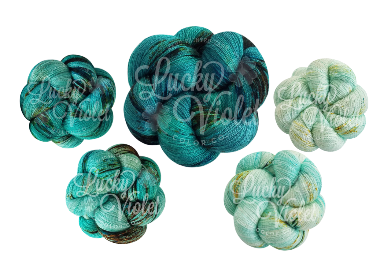Turquoise 5-Color Fade