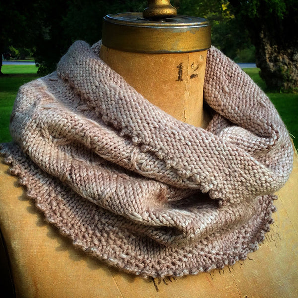 Knitting Pattern Chunky Cowl Snood DIGITAL DOWNLOAD Easy Quick to Knit